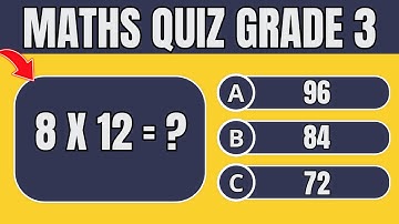 Challenging Grade 3 Maths Quiz: Addition, Subtraction, Multiplication & Division!