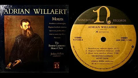 Adrian Willaert / Boston Camerata, 1975: Three Mot...