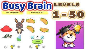 Busy Brain: Mind booster - Inside out challenge Levels 1-50 Gameplay Walkthrough | (IOS - Android)