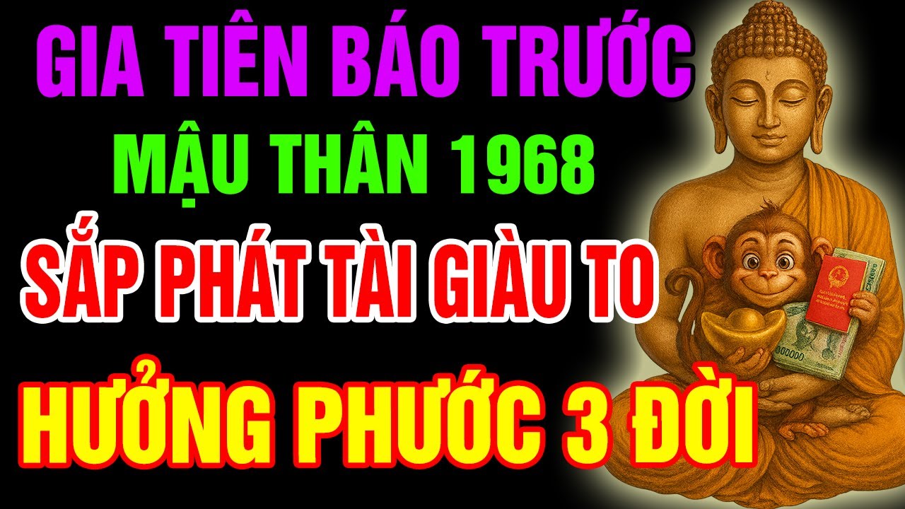 Gia Tiên Báo Lộc, Mậu Thân 1968 Sắp Phát Tài Giàu To, Tiền Bạc Ùn Ùn Kéo Đến Nếu Có 10 Điềm Lành Này