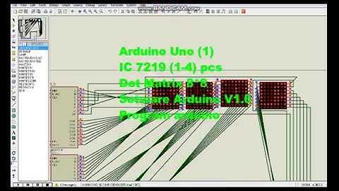 Arduino tutorial membuat Runing Text dengan Dot matrix 8*8