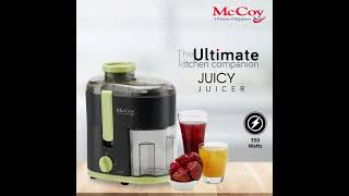 McCoy Juicy Juicer 350W Highly Efficient Powerful Motor screenshot 1