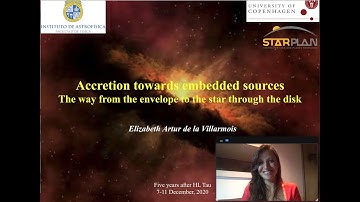 Elizabeth Artur - Accretion towards embedded sources: the way from the envelope to the star ...
