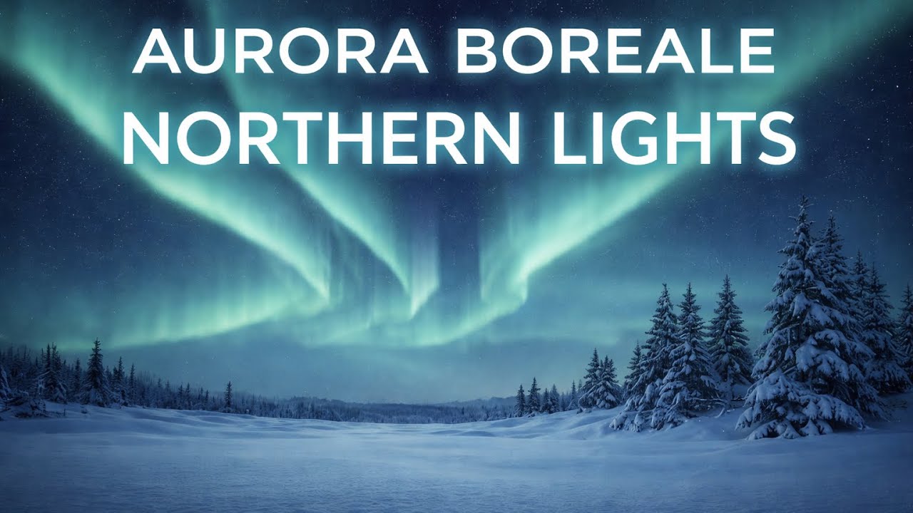 Aurora Boreale 🌌 Vento Artico l Northern Lights🌌 Arctic Wind Ambience | Deep Relaxation & Sleep (2h)