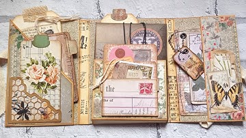 Decorating The Tim Holtz Accordion Folio