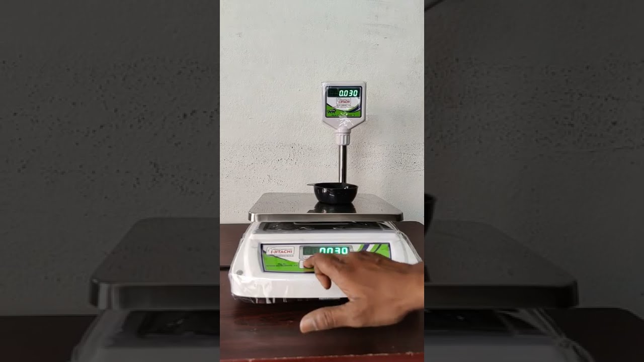 Hitachi Make 30kg Best Quality Electronic Weighing Scale