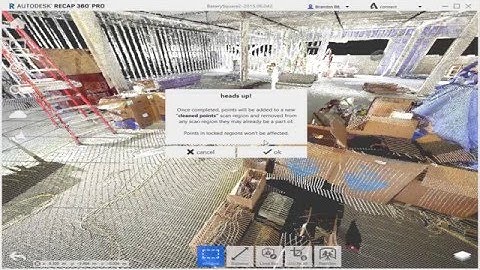 Using the Auto Cleanup tool in Autodesk ReCap PRO
