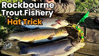 ROCKBOURNE TROUT FISHERY - Hat Trick plus a another mystery species…