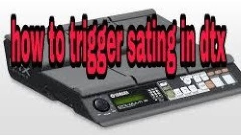 How to hindi Trigger sating yamaha dtx m12 pad