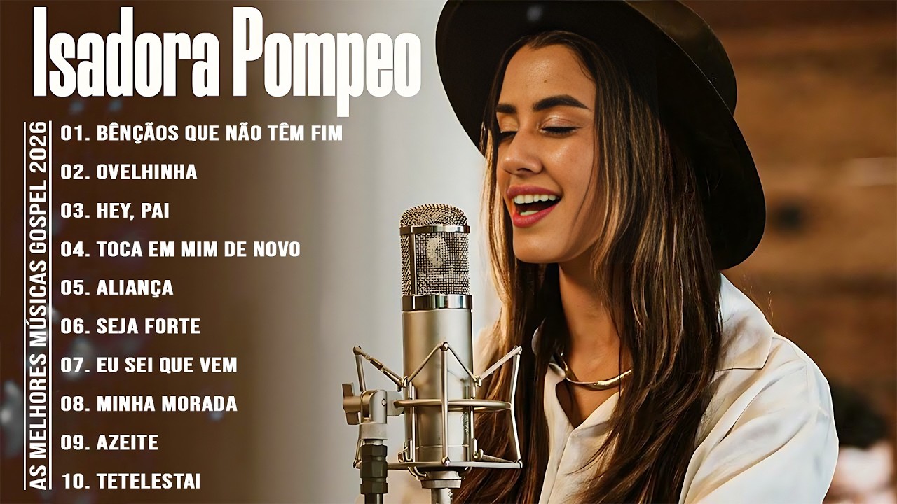 Seleção de ISADORA POMPEO 2026: Bênçãos Que Não Têm Fim, Ovelhinha🙏Louvores Para Orar, Curar a Alma