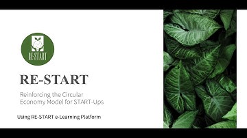 Using RE-START e-Learning platform