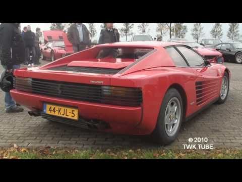 Ferrari Testarossa Start-up And Engine Sound (full HD)