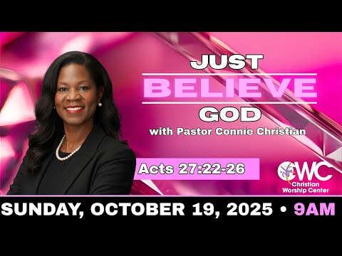 Sunday, October 19, 2025 |9AM Worship Service | Co-Pastor Connie Christian