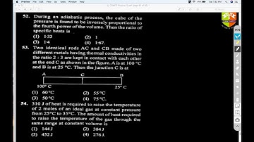 COMEDK - Physics - Problem Solving