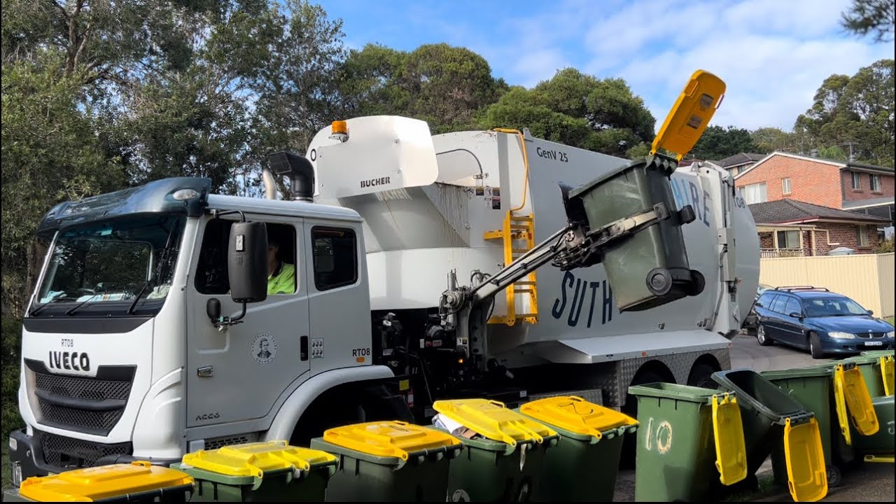 Sutherland Recycling - RT08 & RT02 DOUBLE GARBO | Overflowing Christmas Bins + Overflowing hopper
