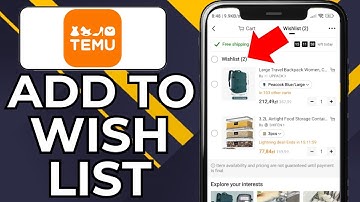 HOW TO ADD ITEMS TO WISHLIST ON TEMU (2025)