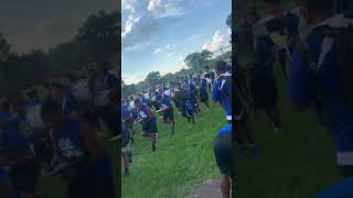 MAAB Drumline marching in 2019