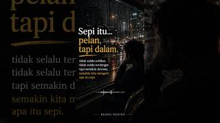 Sepi itu… pelan, tapi dalam; Ruang Hening  #ruanghening #healing #overthinking #narasimalam
