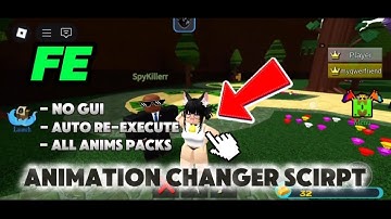 Roblox Animation changer script FE | No guis, All anims PACKS! and more