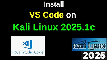 Install VS Code on Kali Linux 2025.1c in 3 Minutes| How to Install Visual Studio Code on kali| 2025