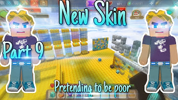 Pretending to be poor in mining area Skyblock Blockman Go