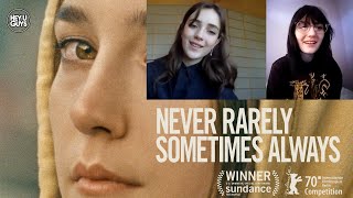 Talia Ryder & Sidney Flanigan Interview - Never Rarely Sometimes Always