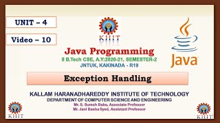 JAVA Unit 4 Video 10
