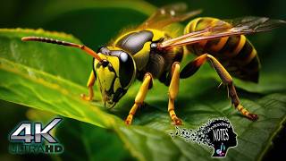 4K Relaxing Wasps and Hornets with amazing soft jazz music for deep relaxation #asmr #birds screenshot 5