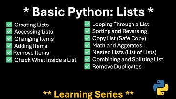 Master Python Lists: Create, Modify, Loop, and Sort Like a Pro! 🐍
