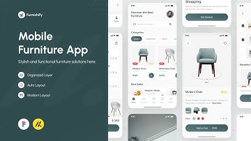 Furniture Shop UI Design in Figma - UI Speed Design | Week - 09