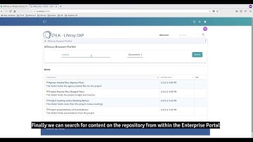 Liferay Alfresco Portlet Integration Subtitled