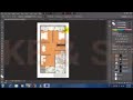 Photoshop CS6 - Rendering a Floor Plan - Part2 - Walls and Layers [ in hindi]