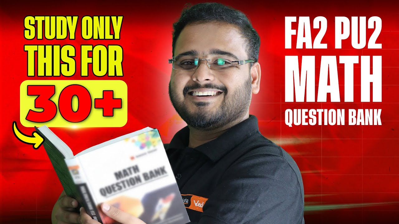 🔥 Most Important Questions to Score 30+ - PU2 Maths Unit Test 2 | Ankit Sir