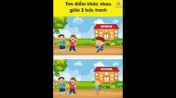 Bé Tinh Mắt Tìm Điểm Khác Nhau Giữa Hai Bức Tranh #nguyenthilananh #shorts