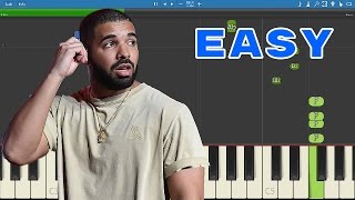 Video thumbnail of "Drake - Controlla - Piano Tutorial - How to play Controlla - EASY"