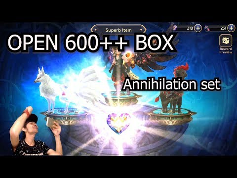 PANDORA BOX 600++ GET ANNIHILATION SET??? - DRAGON NEST MOBILE