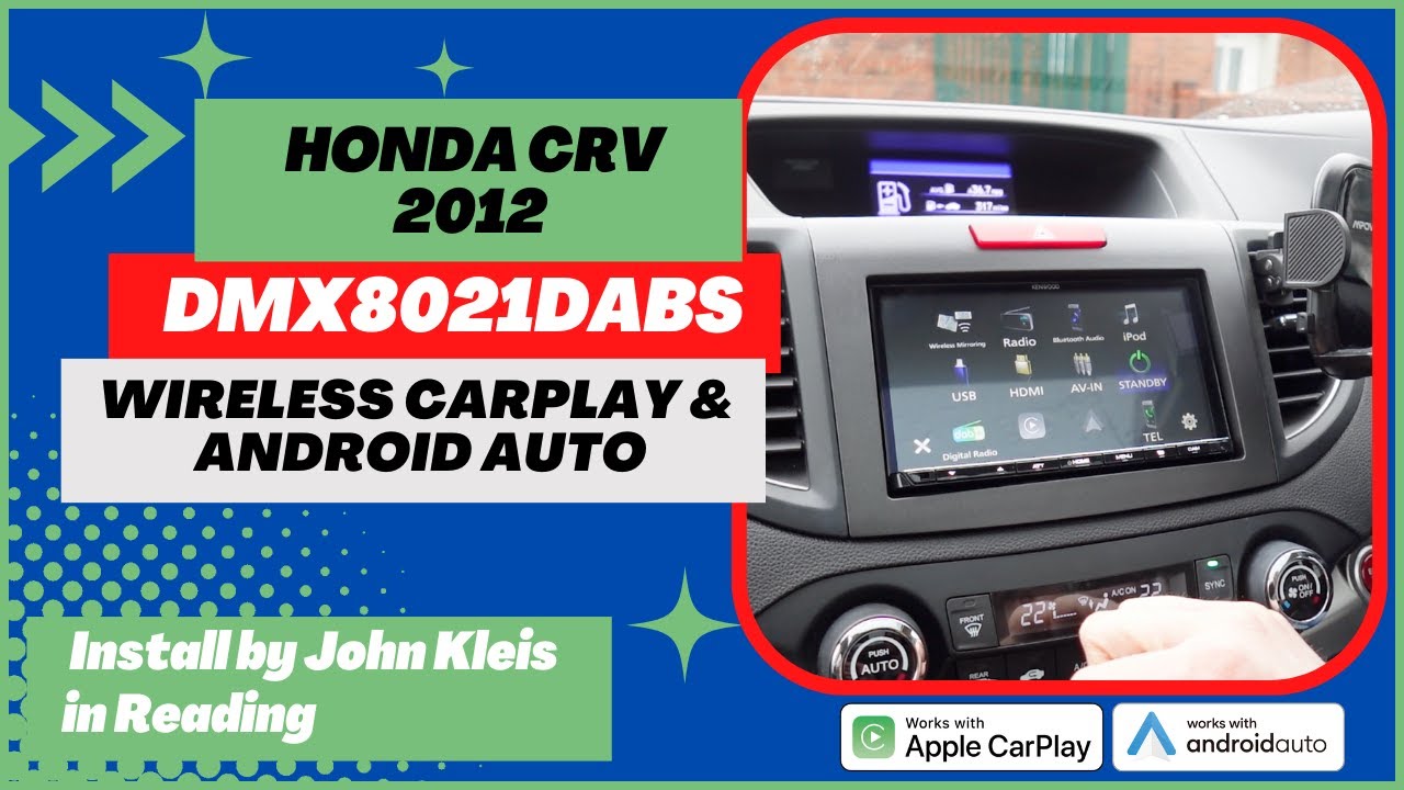 Seamless Car Audio Install Honda CRV Wireless CarPlay, Android Auto