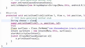 Android Developing Applications Tutorial 21 Finishing ListActivity