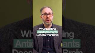 What Quitting Antidepressants Does To The Brain Dr. Mark Horowitz