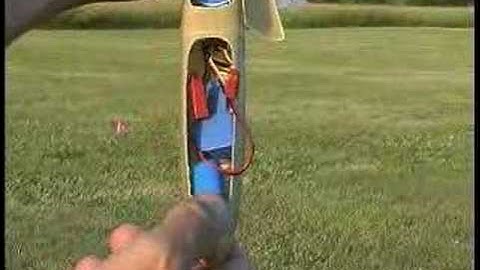 R/C Handlaunch Glider "Lightspeed" Demo Clip