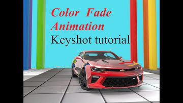 Color Fade Animation ! Car Changing Color Animation in KEYSHOT