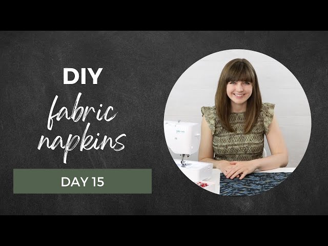 Make Your Own Linen Napkins - Sewing DIY! — CONNIE AND LUNA