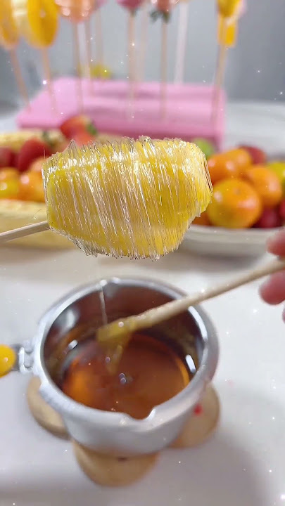 Sweet magic in the making. #fruit #dessert #sugar #art #sweet