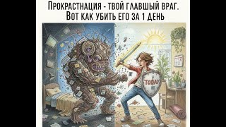Прокрастинация - твой главный ВРАГ. Вот как УБИТЬ его за 1 ДЕНЬ.