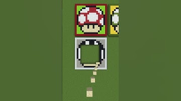 Satisfying Minecraft sand art (Piano Mushroom) #shorts