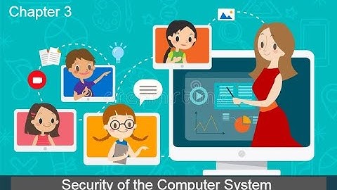 ICT Workbook (English medium) - Grade 7 Chapter 3 -Security of the computer system.