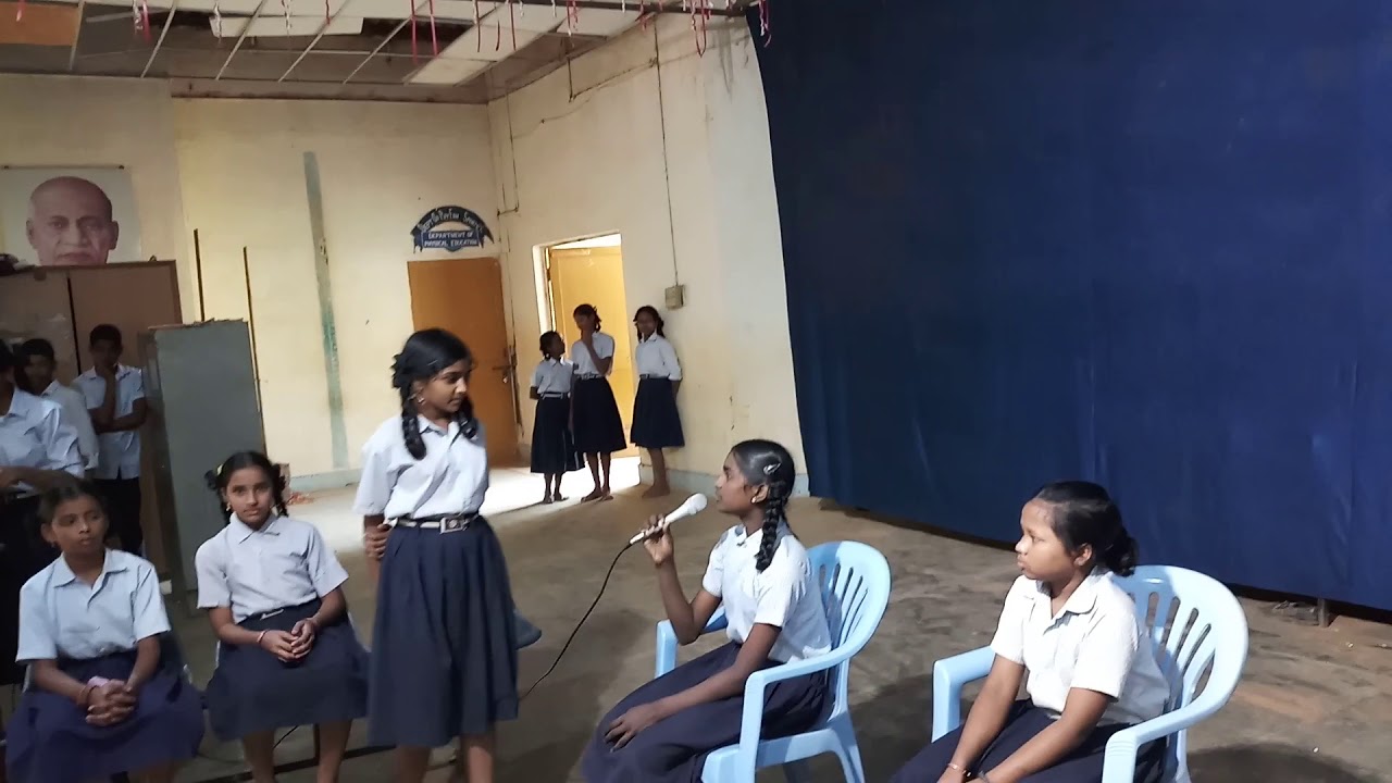 Jhalkari bai drama by class 7 girls in Jnv VISAKHAPATNAM - YouTube