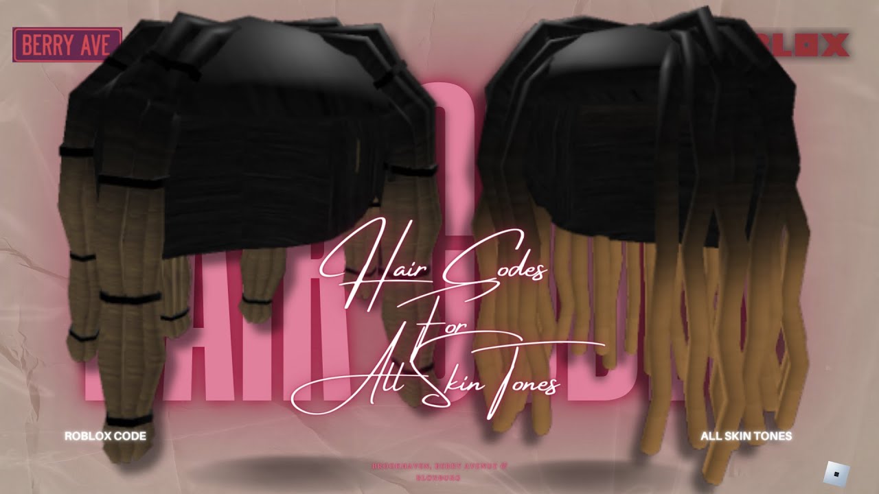 ALL TONES of Locs & Dreadlocks Codes for Black Boys | #bloxburg #roblox ...