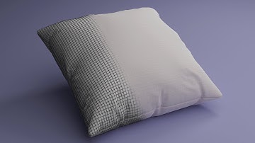 Create a pillow in blender