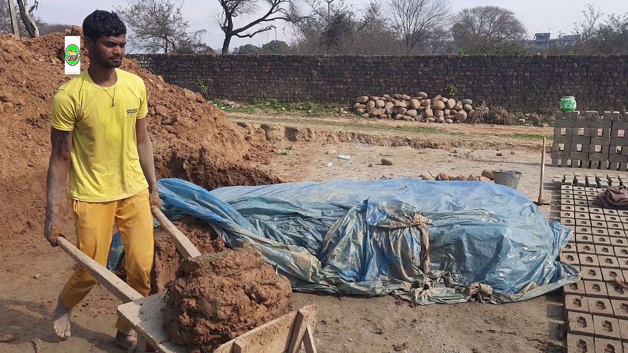 ईट  बनाने की पूरी प्रक्रिया